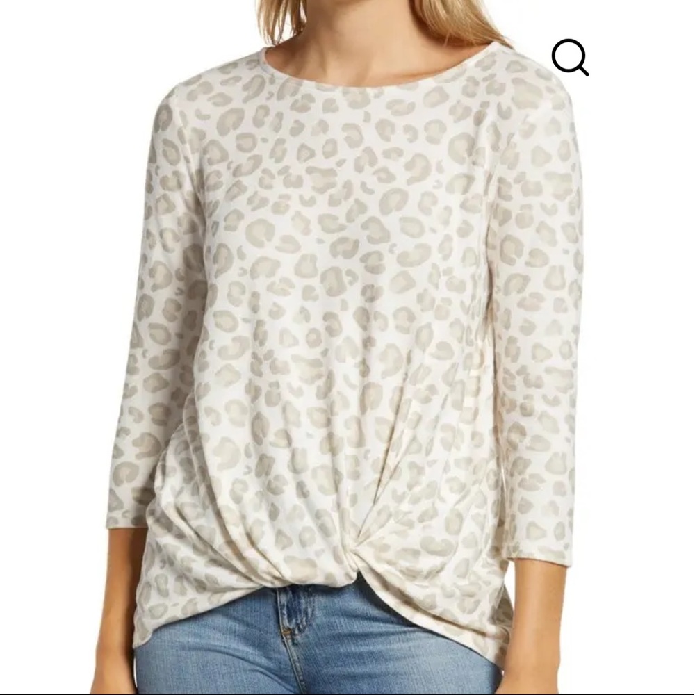 Gibson Cozy Twist Front Pullover